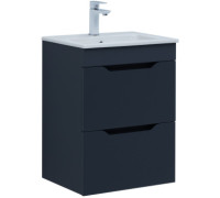 Тумба под раковину Aquanet Практика 50 маренго (2 ящика)