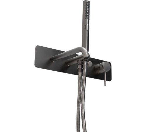 Смеситель для ванны Allen Brau Priority 5.31A05-MG (с внутренней частью) графит браш