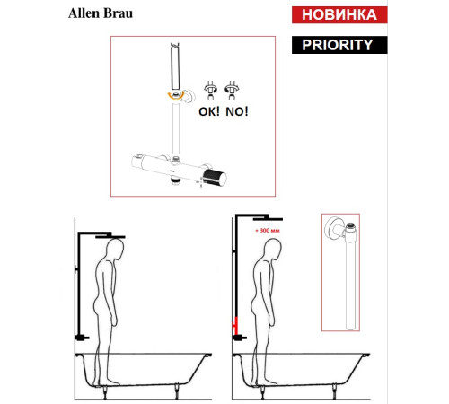 Удлинитель для штанги Allen Brau Priroity/Fantasy хром