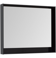 Зеркало Aquanet Милан 100 LED черный глянец