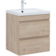 Тумба под раковину Aquanet Нота New 60 дуб светлый
