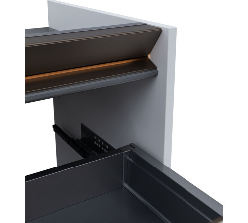 Тумба под раковину Allen Brau Activity 80 1.34012.WM белый матовый/олива браш