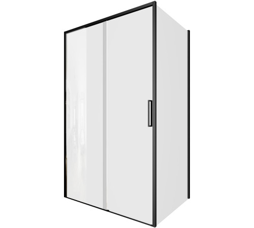 Душевой уголок Aquanet Pleasure Evo 120x90 AE65-120x90-BT профиль черный, прозрачное стекло