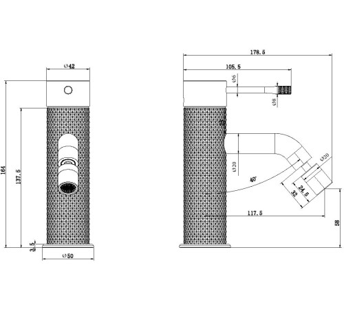 Смеситель для биде Allen Brau Priority 4.0 5.31С04-00 хром