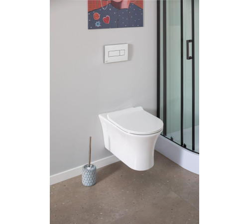 Унитаз подвесной Aquanet Rimless Roll-W CL-12249D