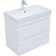 Тумба под раковину Aquanet Слим 80 белый сатин
