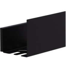 Полка Aquanet Магнум 20x12 черная матовая