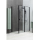 Душевой уголок Allen Brau Priority 140x80 3.31012.BBA + 3.31015.BBA черный браш