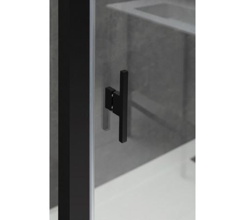 Душевой уголок Allen Brau Priority 160x100 3.31039.BBA + 3.31048.BBA черный браш