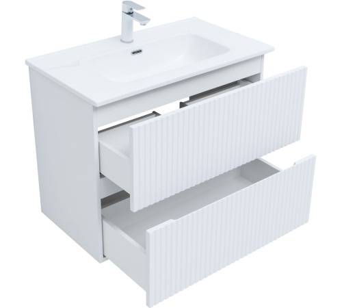 Тумба под раковину Aquanet Джейн 80 белый матовый