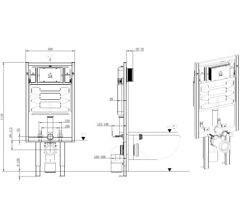 Инсталляция для унитаза Allen Brau Pneumatic Pro 9.11103.20