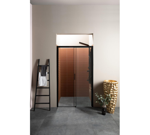 Душевая дверь Aquanet Pleasure AE60-N-150H200U-BT 150, прозрачное стекло