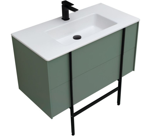 Тумба под раковину Allen Brau Reality 90 1.32006.CGM олива матовый