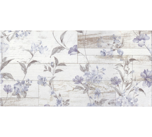 GT14VG Плитка настенная San Remo белая панно часть 1 матовая 25x50