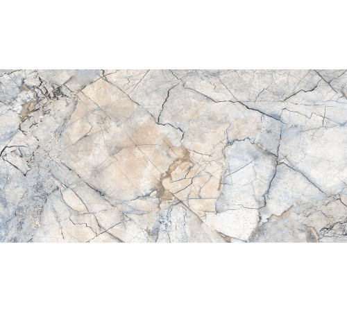 GT94VG Плитка настенная Solo синяя глянцевая 25x50