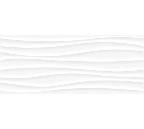 10100001346 Плитка настенная White Planet белая 03 глянцевая 25x60