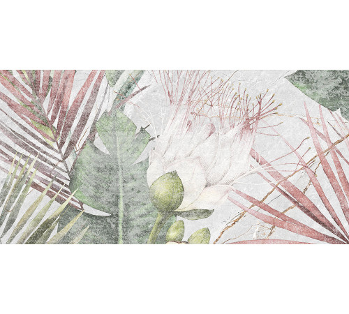 GT137VG Плитка настенная Aventura серая тропики матовая 25x50