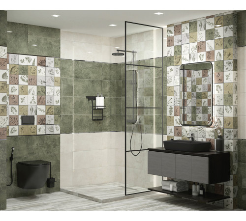 GT233VG Плитка настенная Delia зеленая глянцевая 30x60