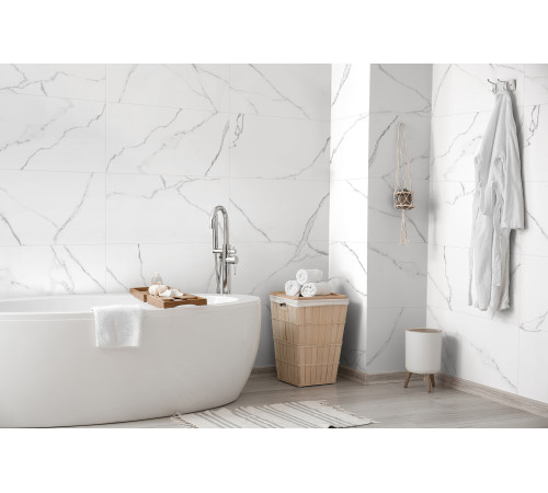 GT408013403MR Керамогранит Marmoles белый матовый 40x80