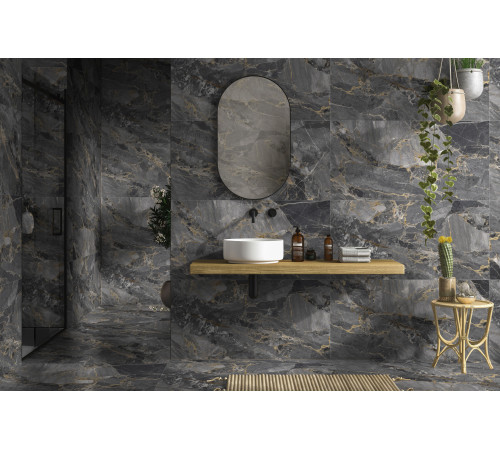 GT1206018005MCR Керамогранит Stonela черный матовый 60x120