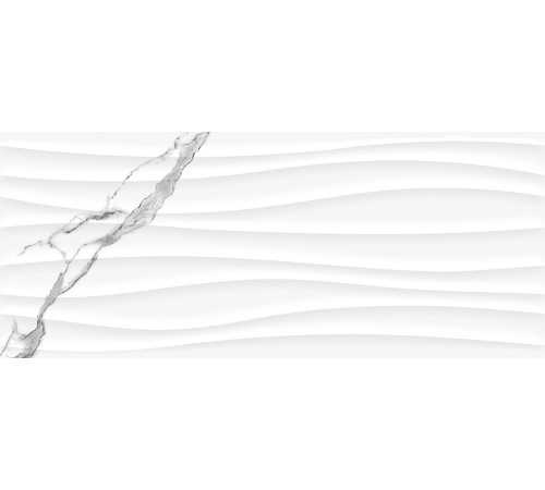 10100001339 Плитка настенная Arto белая 02 глянцевая 25x60