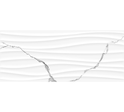 10100001339 Плитка настенная Arto белая 02 глянцевая 25x60