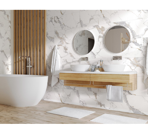 GT120606103PR Керамогранит Calacatta Imperial белый полированный 60x120